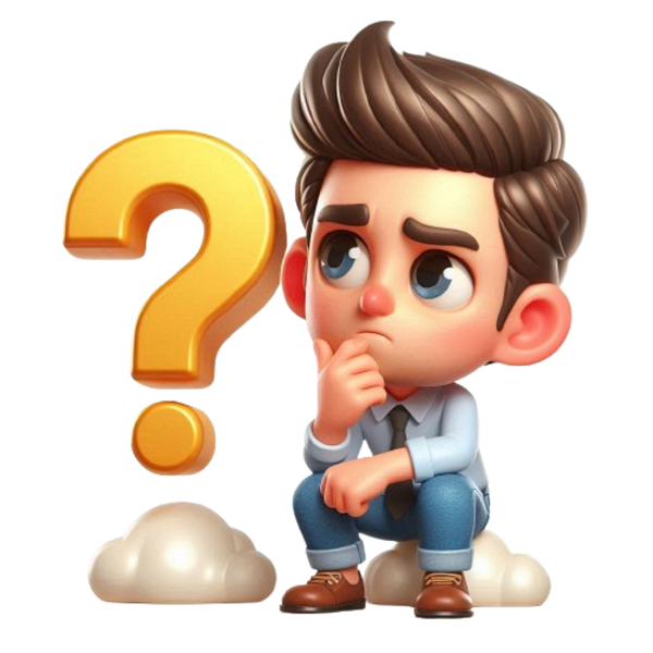 hombre sentado pesando - tiene duda