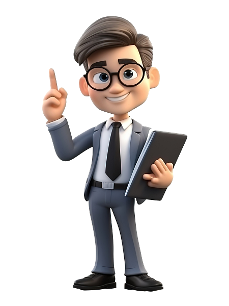 hombre apuntando con dedo